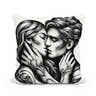 Golden Kiss Cotton Pillow - Main Image