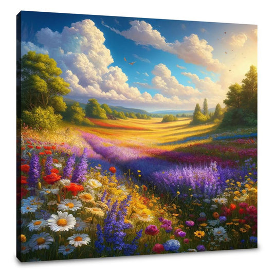 Meadow Whispers Summer Canvas - Main Image