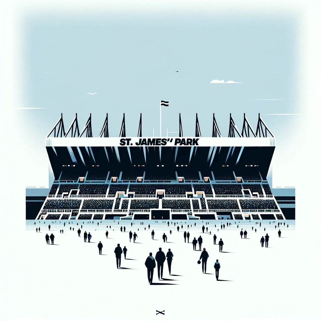 Newcastle St. James’ Park Anticipation Cotton Cushion