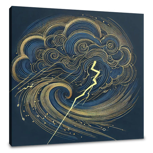 Golden Storm Canvas - Main Image