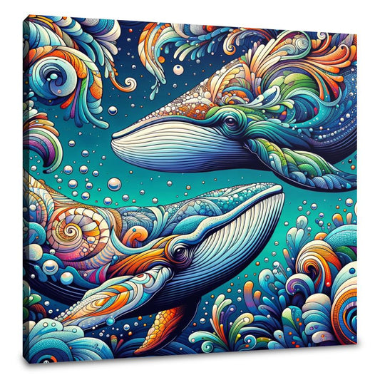 Whale Wall Art Poster - Main Image