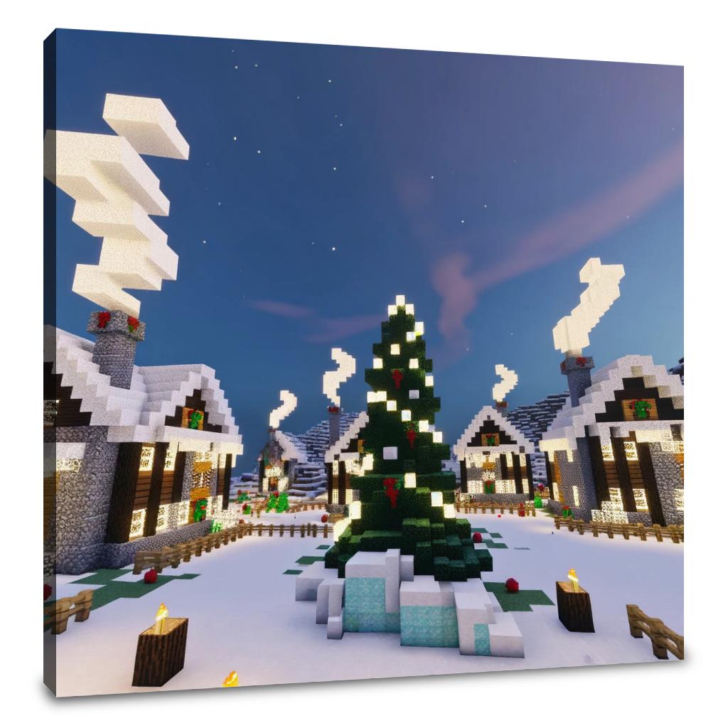 Frosted Hamlet Canvas - Main Image