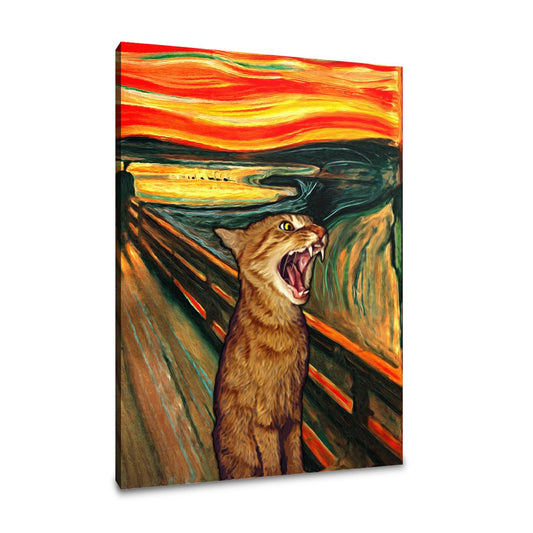 Scream Cat Canvas - Main Image
