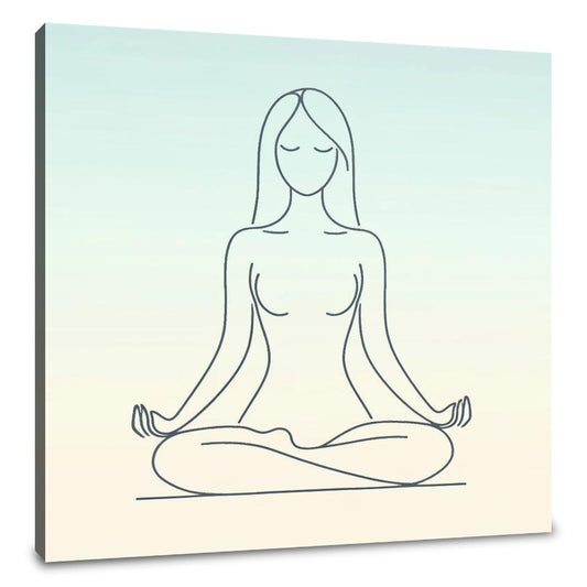 Serenity in Lotus Canvas - Main Image