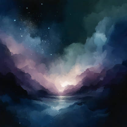 Nocturnal Serenity Cotton Cushion