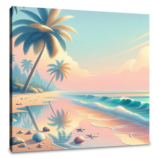 Tropical Beach Escape Canvas - Main Image