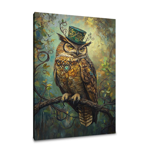 Celtic Owl Canvas - Main Image
