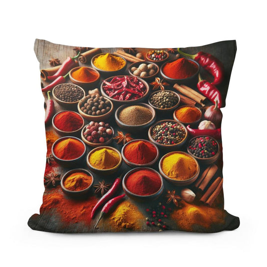 Spice Bazaar Palette Cotton Cushion - Main Image