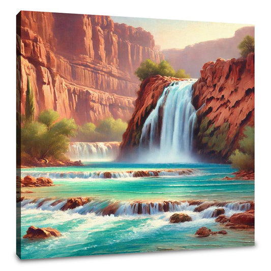 Havasu Falls Tranquility Canvas - Main Image