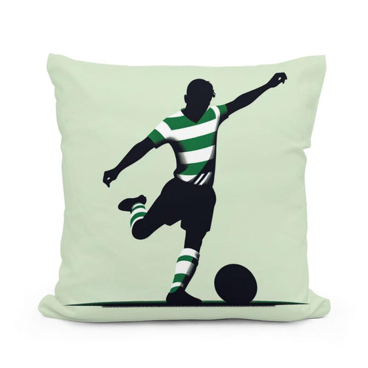 Celtic Free Kick Cotton Pillow - Main Image