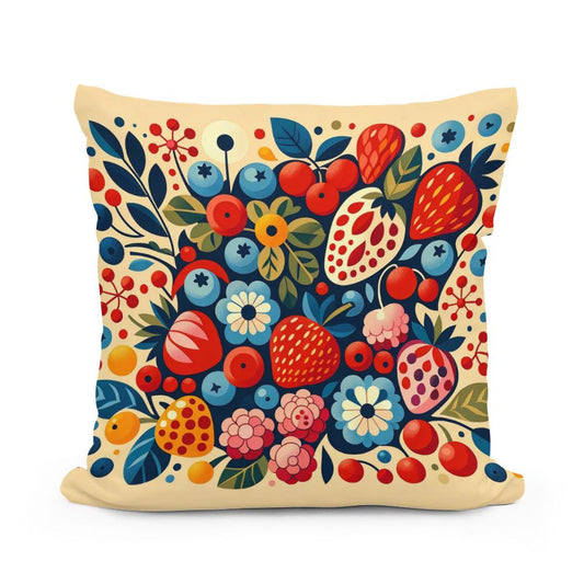 Berry Medley Cotton Cushion - Main Image