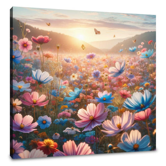 Afternoon Wildflower Canvas - Main Image