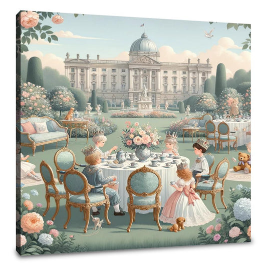 Royal Garden Tea Party Canvas - Main Image