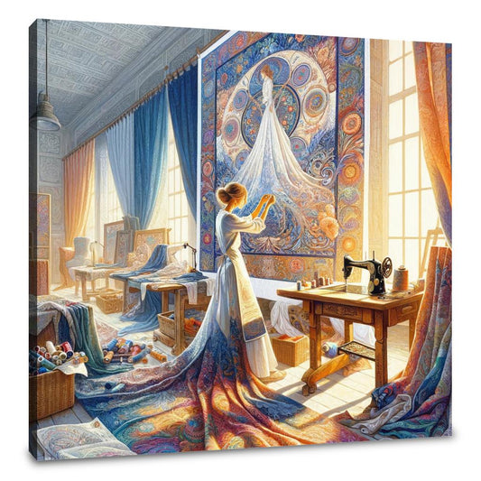 Ethereal Threads Canvas - Main Image