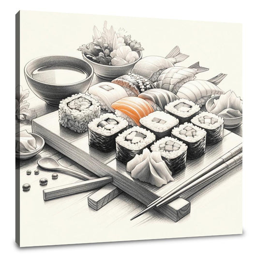 Sushi Zen Canvas - Main Image