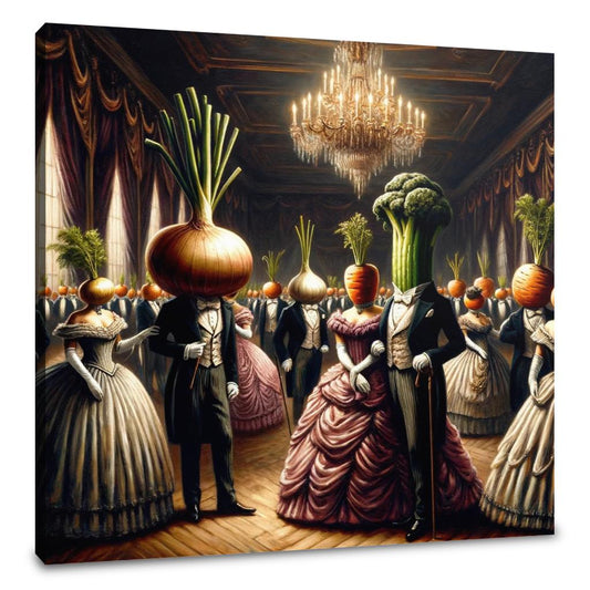 Victorian Vegetable Gala Canvas - Main Image