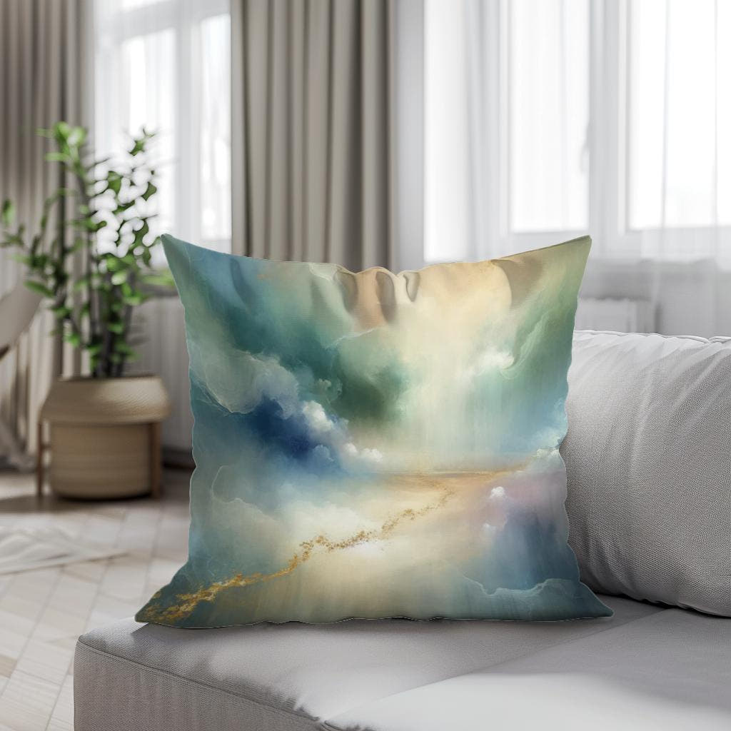 Ethereal Nature's Path Cotton Cushion - Secondary Image 4