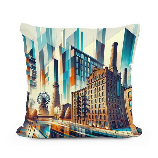 Manchester Ancoats Evolution Cotton Cushion - Main Image