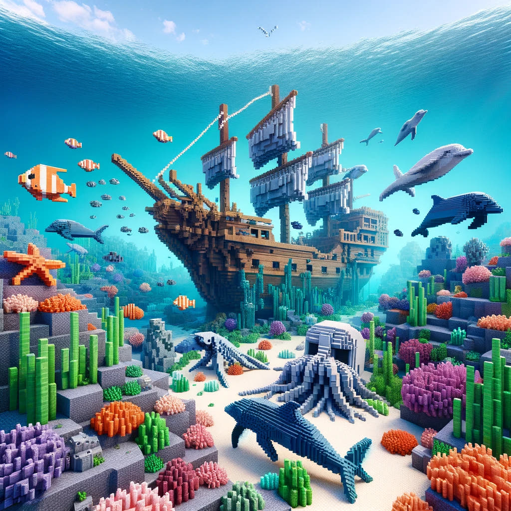 Ocean Depths Cotton Cushion