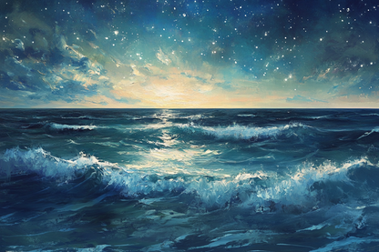 Ocean Meets Stars Blanket