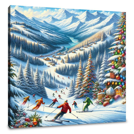 Holiday Slopes Canvas - Main Image