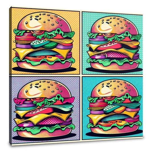 Burger Pop Canvas - Main Image