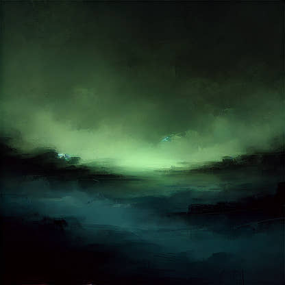 Ominous Horizon Depths Canvas