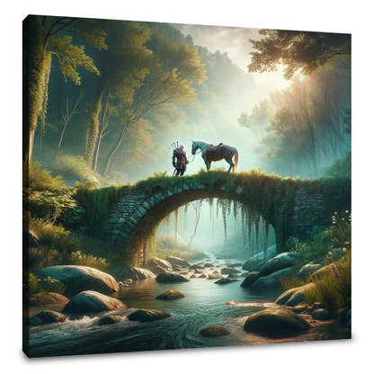 Forest Bridge Canvas - Main Image