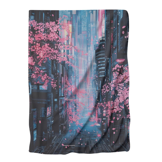 Neon Cyberspace Blanket - Main Image