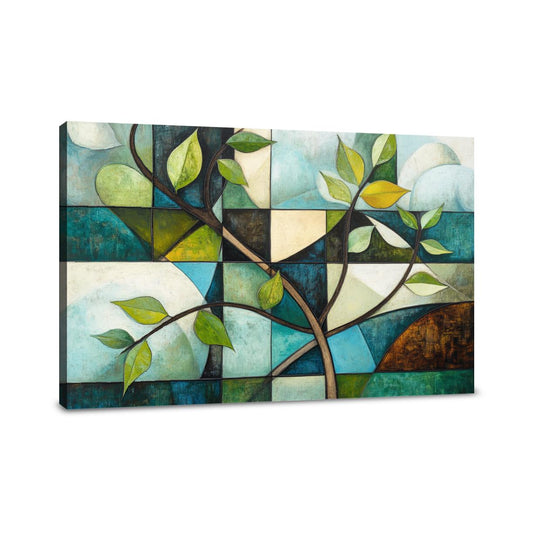 Cubist Nature Canvas - Main Image