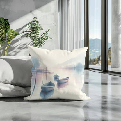 River of Serenity Cotton Cushion - Secondary Image 3