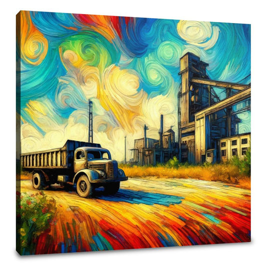 Echoes of Industry Canvas - Main Image
