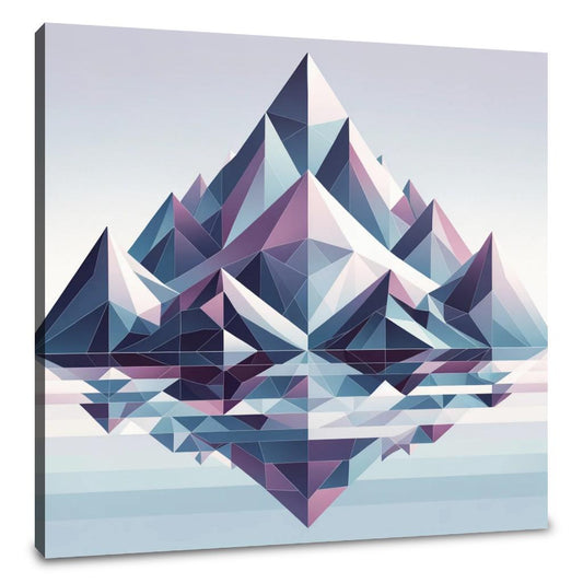 Mountain Geometry Canvas - Main Image