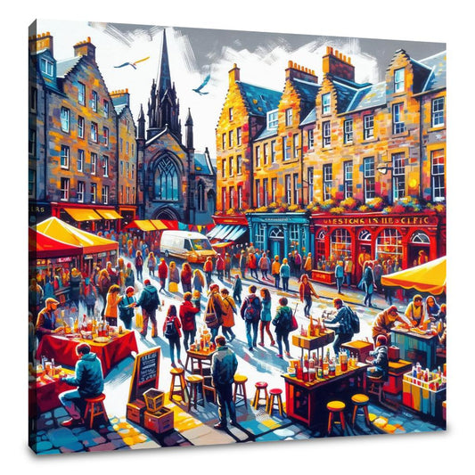 Grassmarket Vibrance Canvas - Main Image