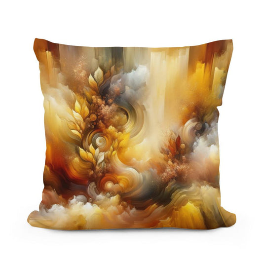 Autumn's Radiance Cotton Cushion - Main Image