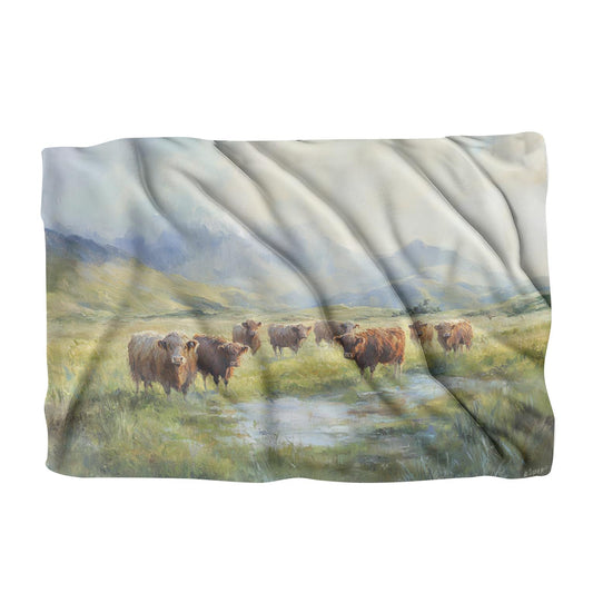 Highland Morning Serenity Blanket - Main Image
