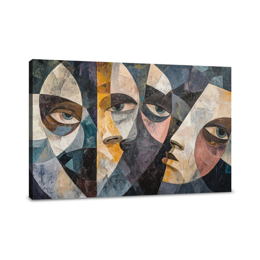 Geometric Chain Canvas - Main Image
