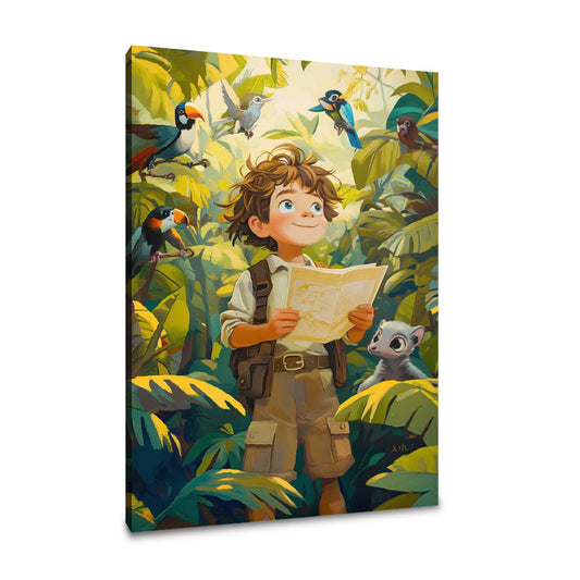 Jungle Explorer's Dream Canvas - Main Image