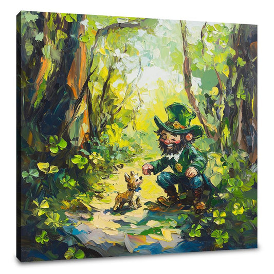 Leprechaun's Woodland Canvas - Main Image