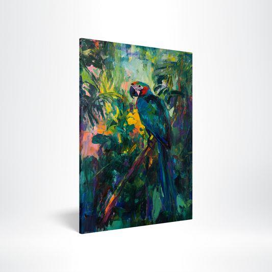 Parrot on Branch Acrylic Print Hero Image