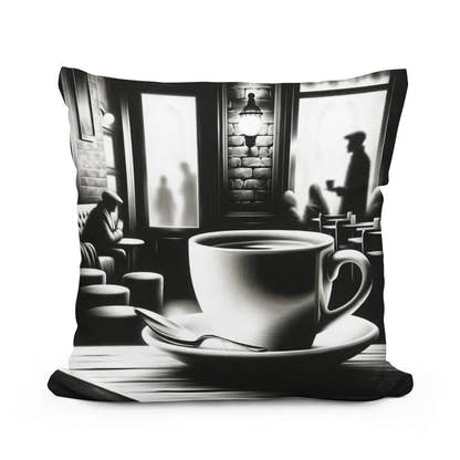Timeless Brew Tales Cotton Cushion - Main Image