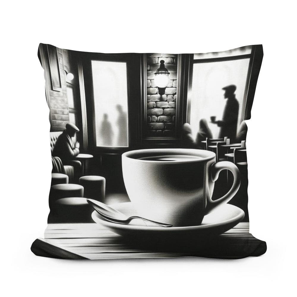 Timeless Brew Tales Cotton Cushion - Main Image