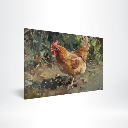 Pecking Chaos Acrylic Print Hero Image