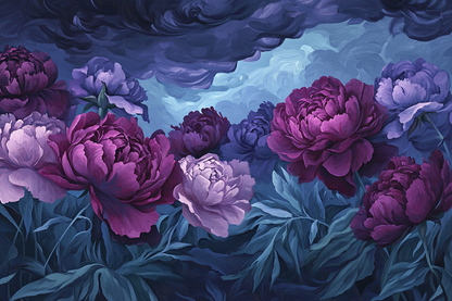 Peony Twilight Blanket