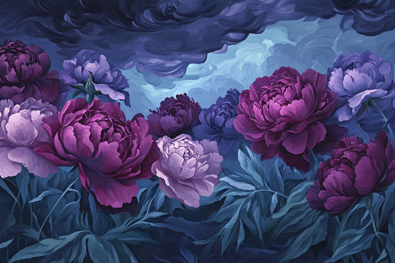 Peony Twilight Blanket