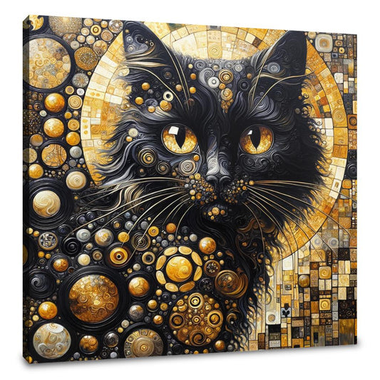 The Golden Cat Eyes Canvas - Main Image