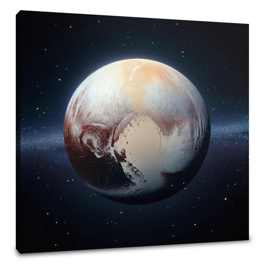 Pluto's Frozen Realm Canvas - Main Image