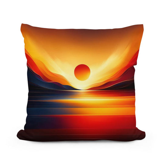 Sunset Simplicity Cotton Cushion - Main Image