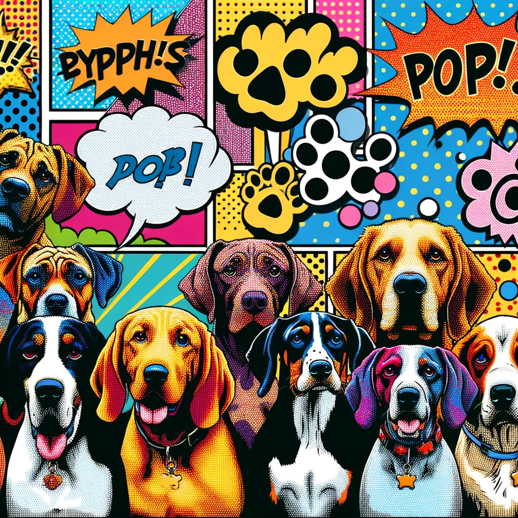 Pop Paws Parade Canvas