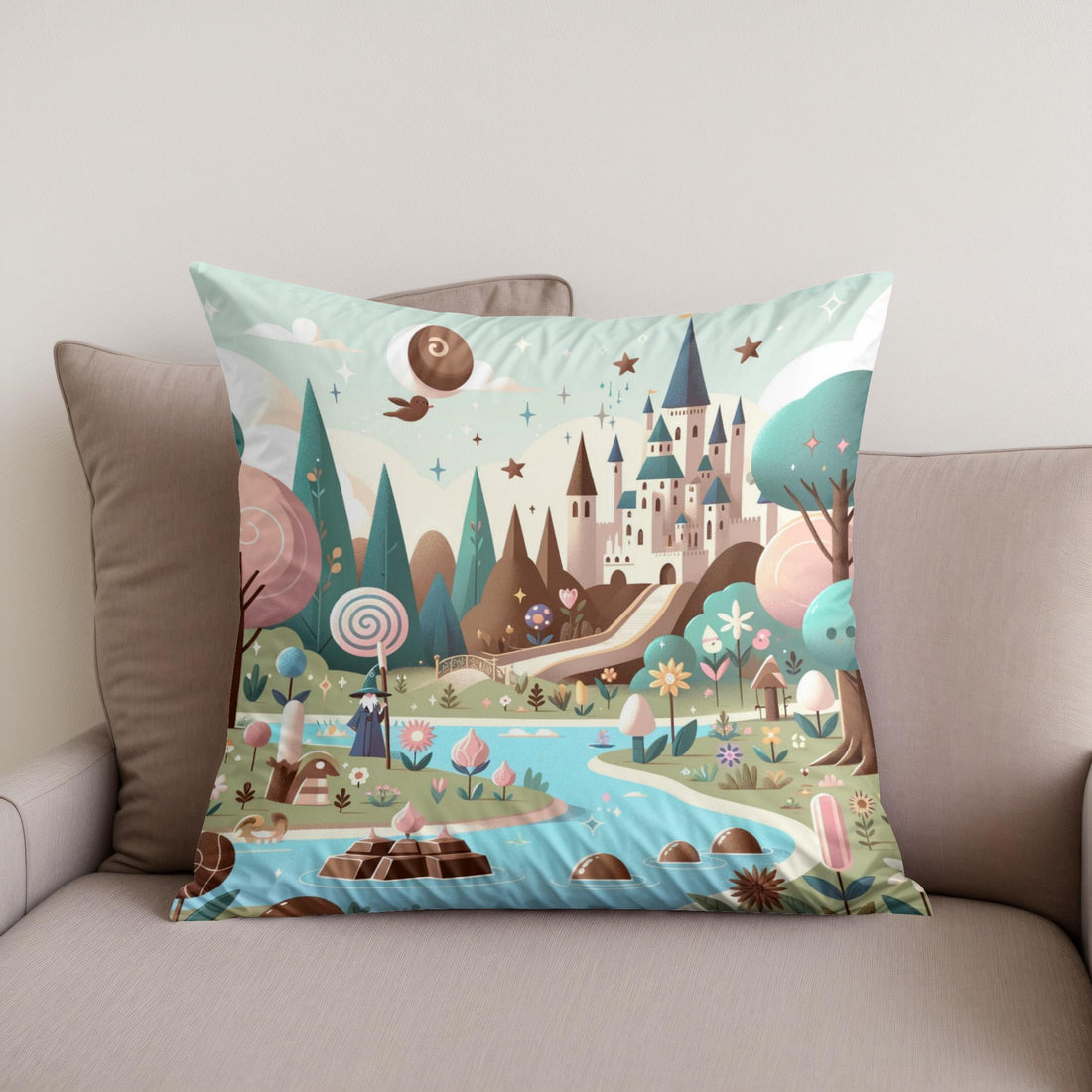Enchanted Tales Cotton Cushion - Secondary Image